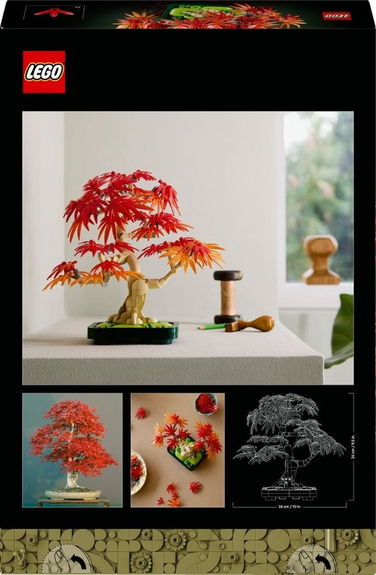 LEGO Botanicals, Bonsai de artar japonez rosu, 10348