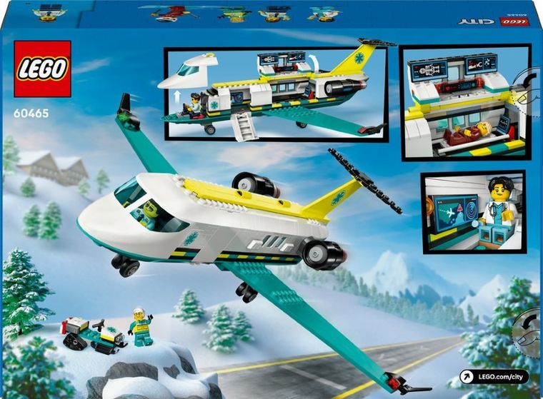 LEGO City, Avion-ambulanta pentru urgente, 60465