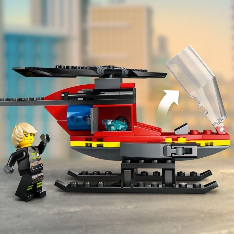 LEGO City, Elicopter de pompieri, 60411