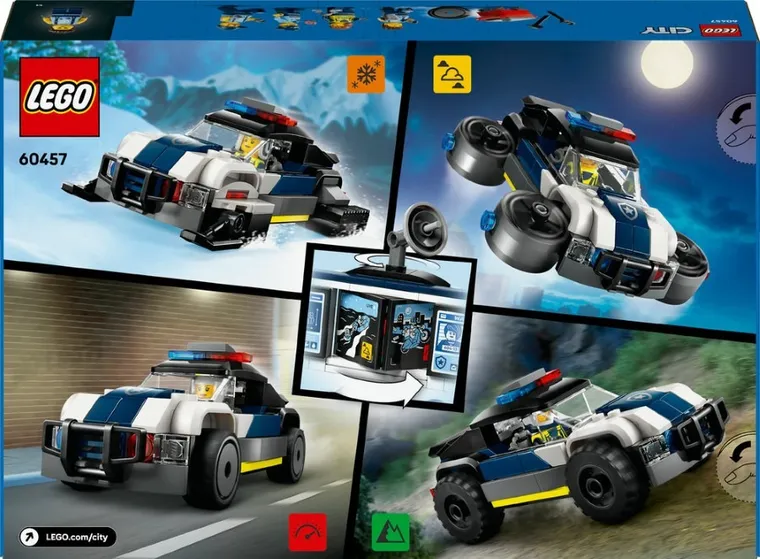 LEGO City, Garaj personalizat pentru masini de politie, 60457