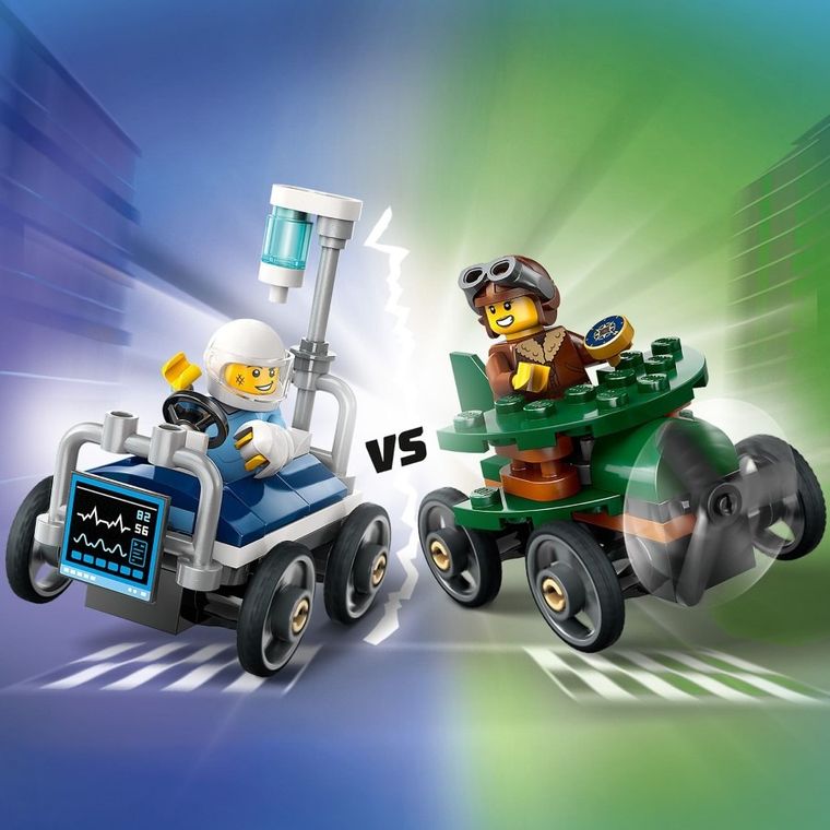 LEGO City, Pachet de curse Avion vs. pat de spital, 60459