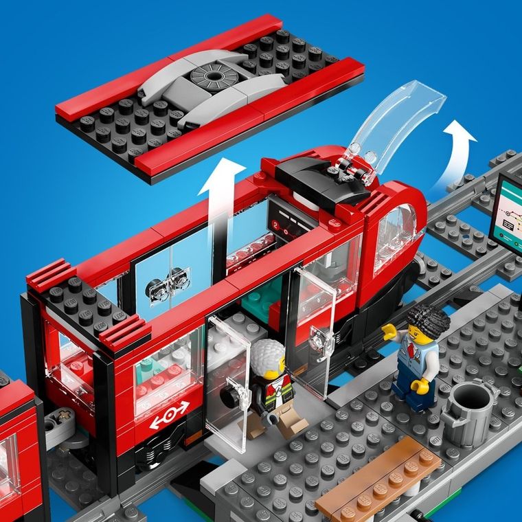 LEGO City, Statie si tramvai in centrul orasului, 60423