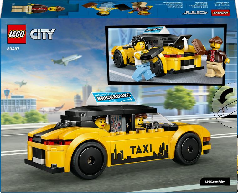 LEGO City, Taxi galben, 60487