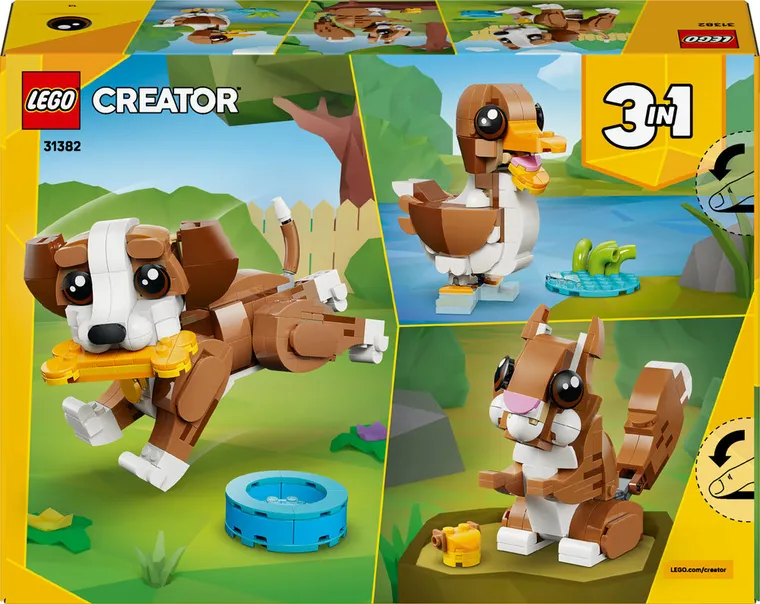 LEGO Creator, Animale adorabile: Catelus jucaus, 31382