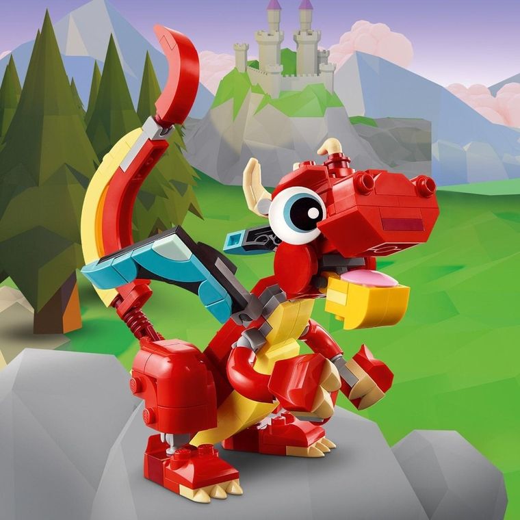LEGO Creator, Dragon rosu, 31145