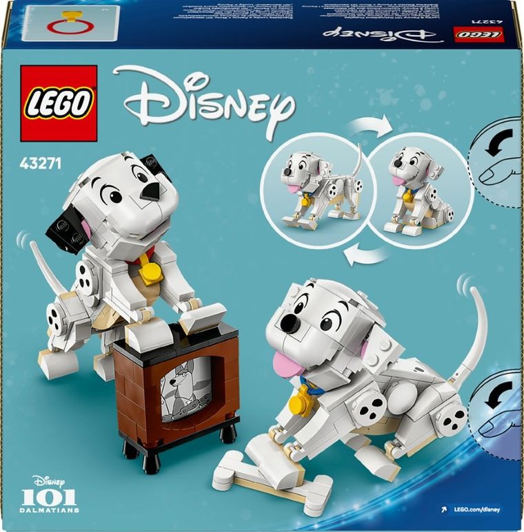 LEGO Disney Classic, Catelusii Lucky si Penny din 101 dalmatieni, 43271