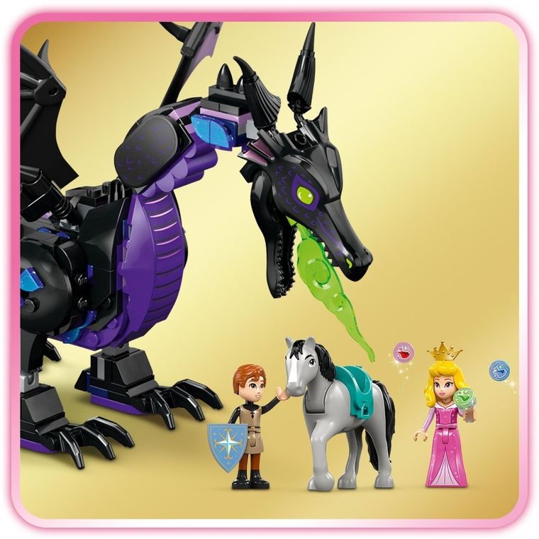 LEGO Disney Princess, Maleficent sub forma de dragon, 43240