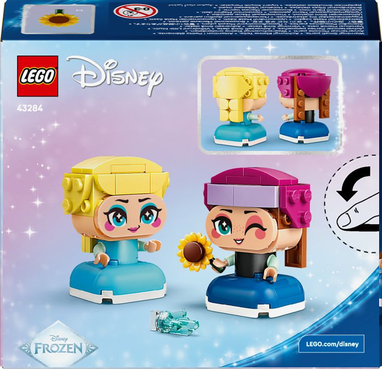 LEGO Disney Princess, Miniprintesele Anna si Elsa, 43284