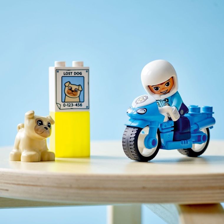 LEGO DUPLO, Motocicleta de politie pentru salvare, 10967