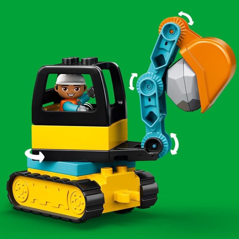 LEGO DUPLO Town, Camion si excavator pe senile, 10931