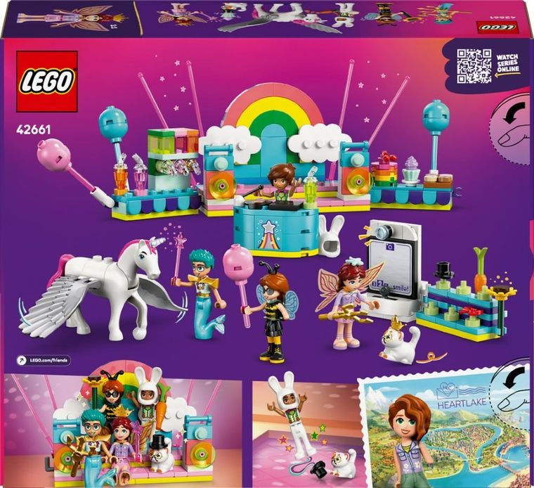 LEGO Friends, Bal mascat cu unicornul si zana, 42661