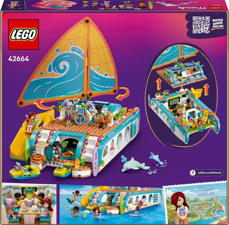 LEGO Friends, Calatoria aventuroasa cu barca, 42664