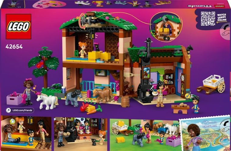LEGO Friends, Ferma si grajd pentru ponei, 42654
