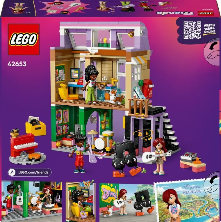LEGO Friends, Magazin de muzica si apartament, 42653