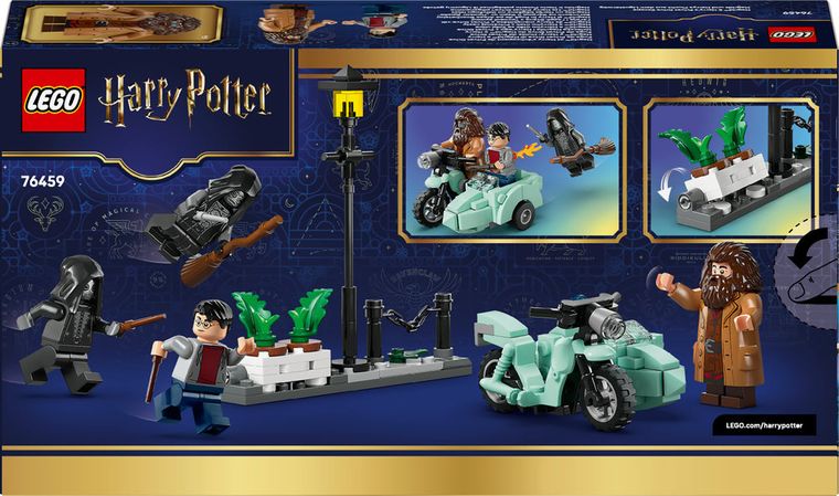 LEGO Harry Potter, Hagrid si Harry in fuga de pe Aleea Boschetelor, 76459