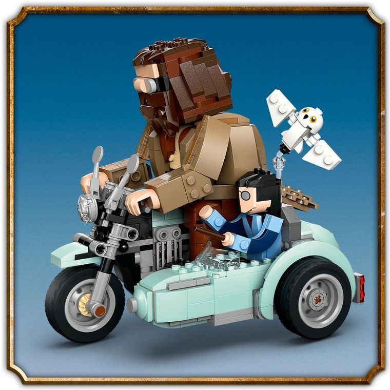 LEGO Harry Potter, Hagrid si Harry intr-o tura cu motocicleta, 76443