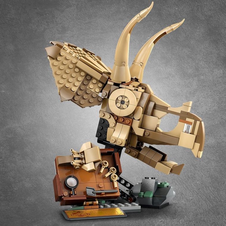 LEGO Jurassic World, Fosile de dinozaur: craniu de Triceratops, 76969