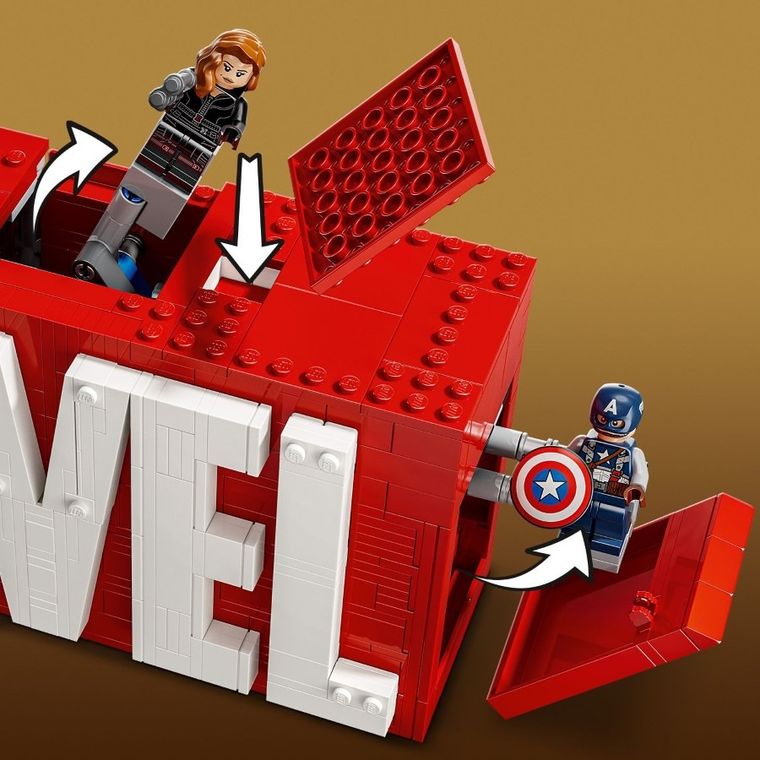 LEGO Marvel, Sigla si minifigurine MARVEL, 76313