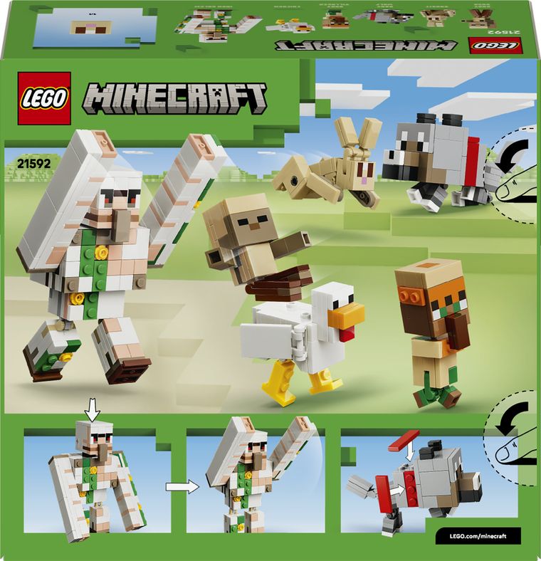 LEGO Minecraft, Atac in desert cu un jocheu de gaini, 21592