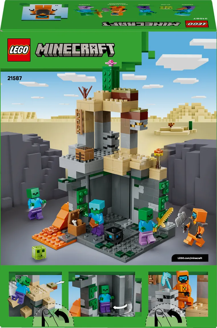 LEGO Minecraft, Temnita cu zombi, 21587
