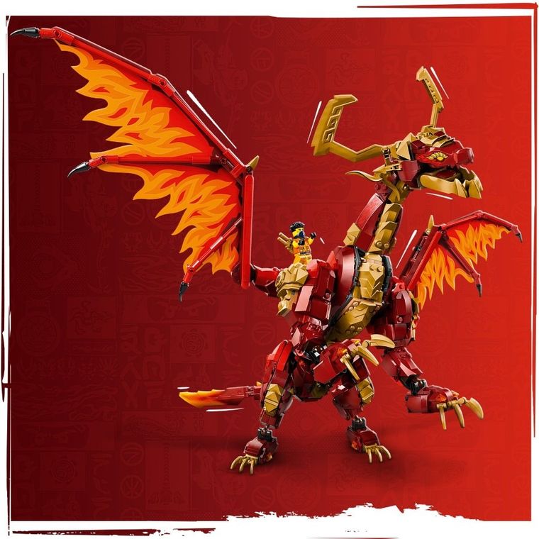 nulelu商品になります。 LEGO® Ninjago - Dragonul haosului Thunderfang (71832) | Noriel