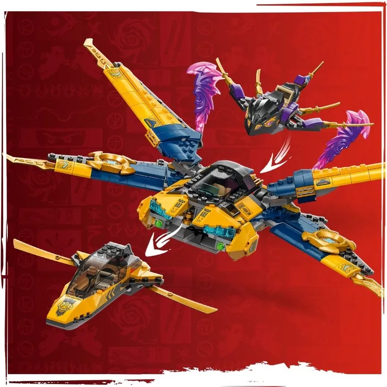 LEGO NINJAGO, Superavionul cu reactie al lui Ras si Arin, 71833
