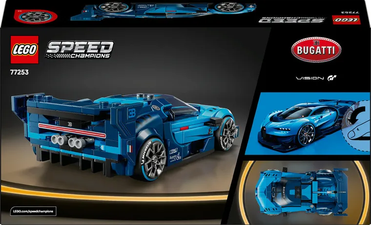 LEGO Speed Champions, Hipermasina sport Bugatti Vision GT, 77253