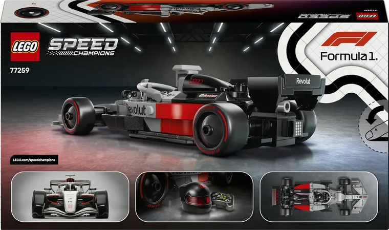 LEGO Speed Champions, Masina de curse Audi Revolut F1 Team R26, 77259