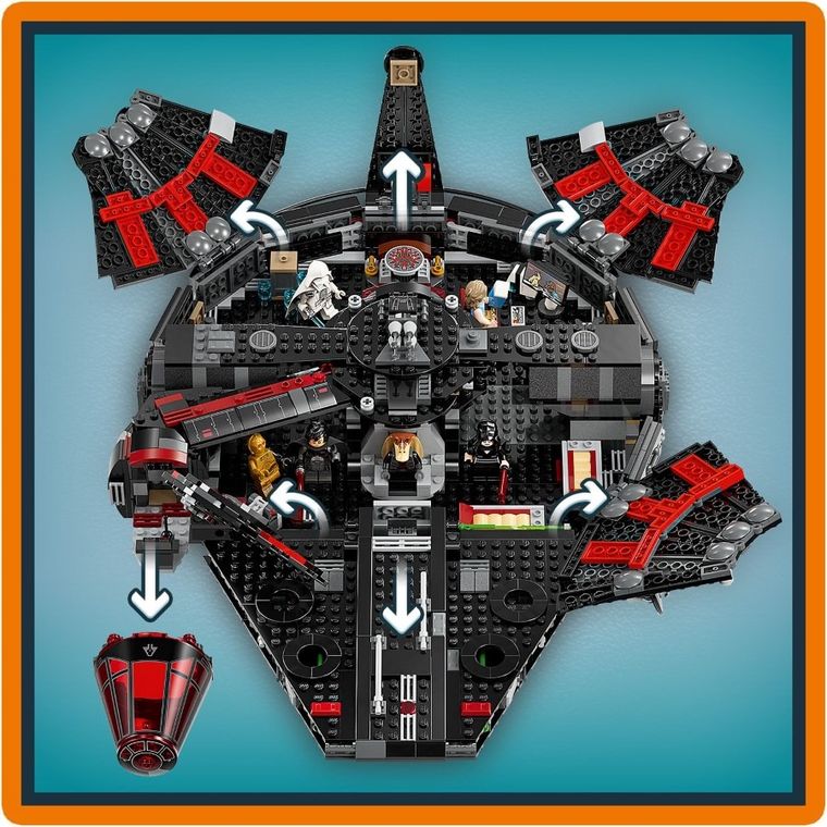 LEGO Star Wars, Falcon intunecat, 75389