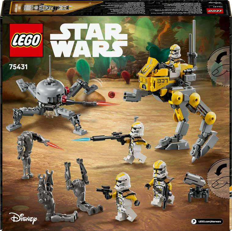LEGO Star Wars, Pachet de lupta Soldati clona din unitatea stelara 327, 75431