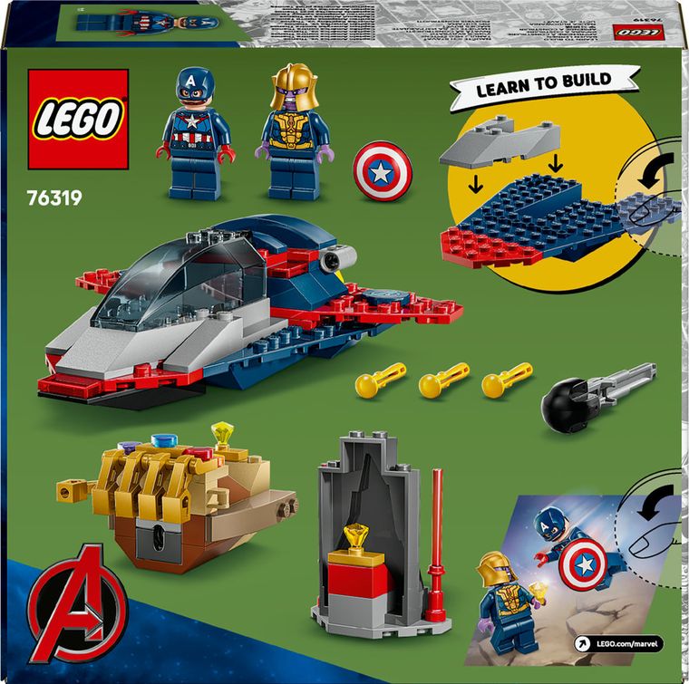 LEGO Super Heroes, Capitanul America vs Thanos, 76319