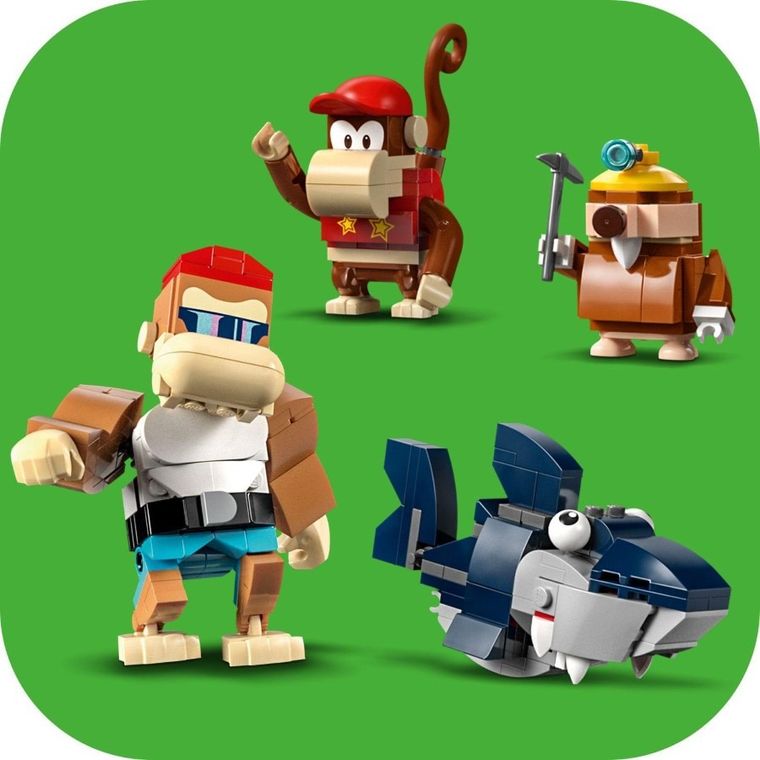 LEGO Super Mario, Set de extindere Plimbarea cu vagonetul minier a lui Diddy Kong, 71425
