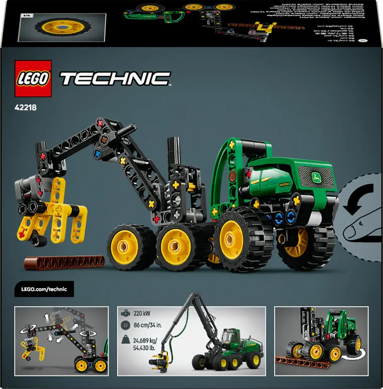 LEGO Technic, Utilaj de taiat si stivuit copaci John Deere 1470H, 42218