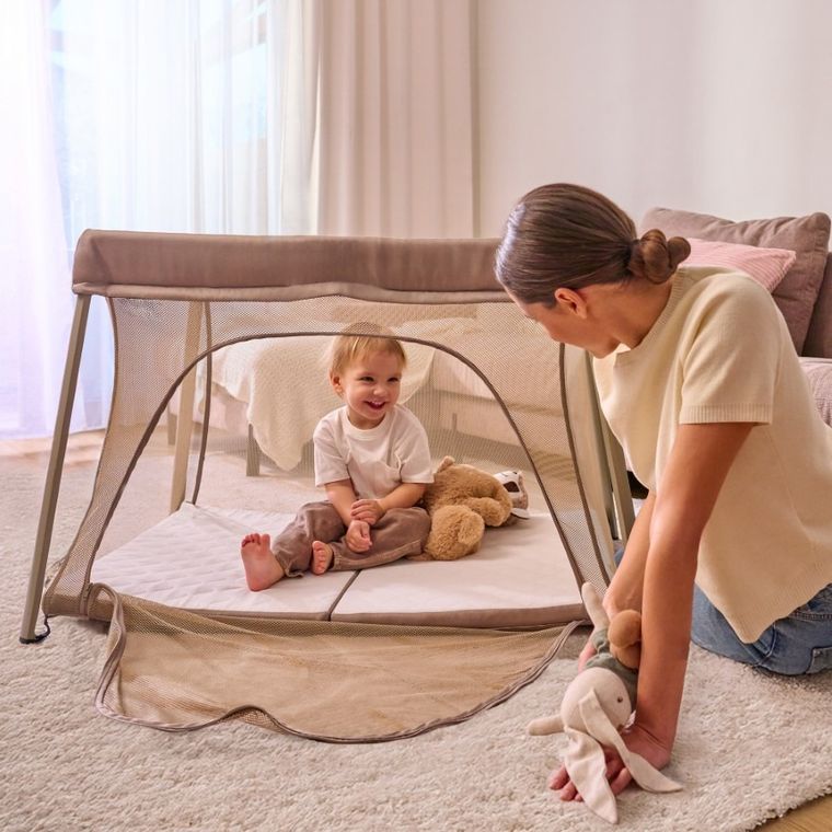 Lionelo, Alice, patut de volaj, 3in1, Grey