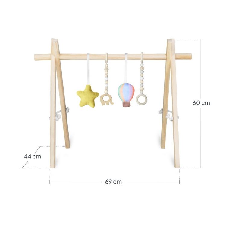 Lionelo, Anis, stand educativ din lemn, Baby Gym
