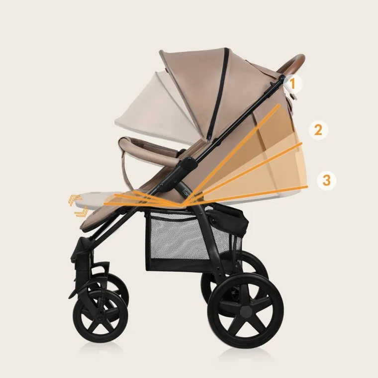 Lionelo, Annet Plus, carucior sport, Beige Sand