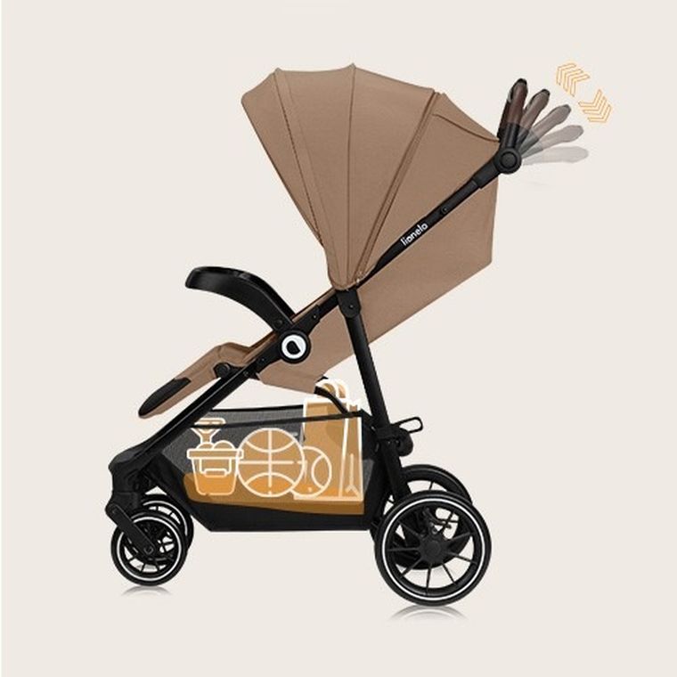 Lionelo, Emma One, carucior sport, Beige Sand
