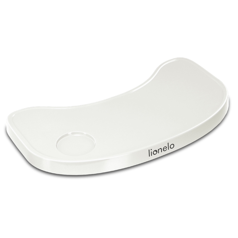 Lionelo, Floris, scaun inalt din lemn, White Natural