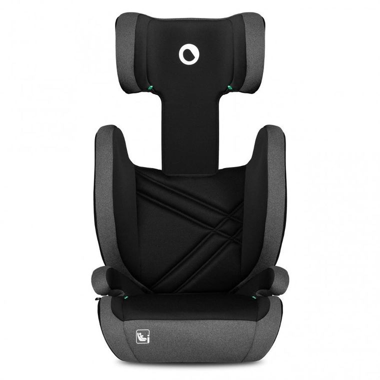 Lionelo, Hugo, I-size, scaun auto, 100-150 cm, Black Grey