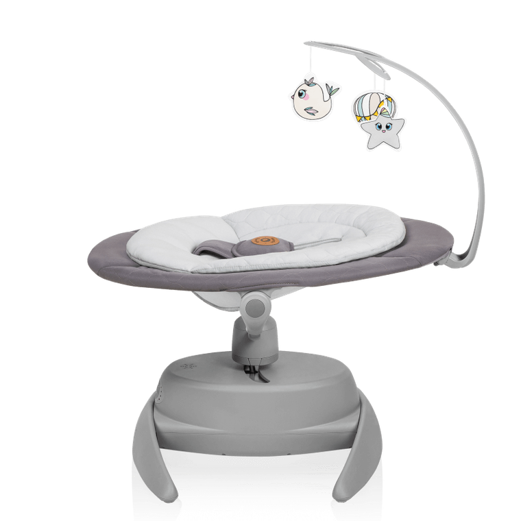 Lionelo, Mell, leagan ergonomic, Grey Stone