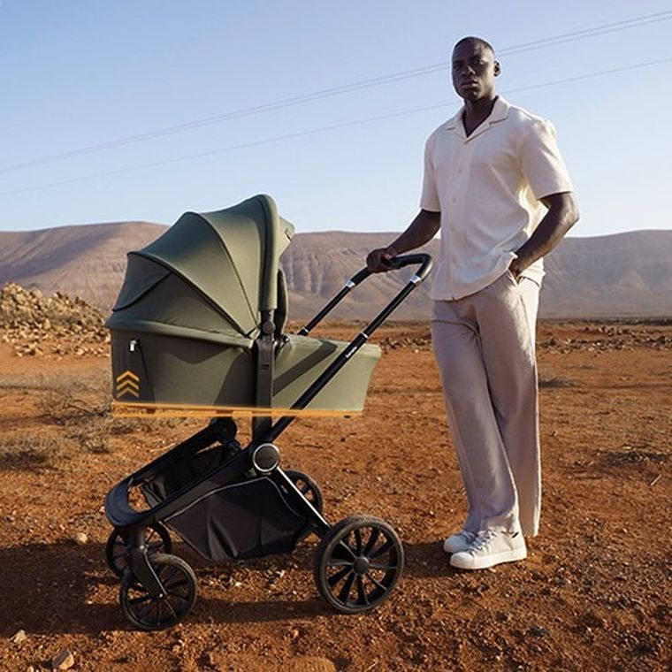 Lionelo, Mika Plus, carucior multifunctional, 2in1, Green Olive