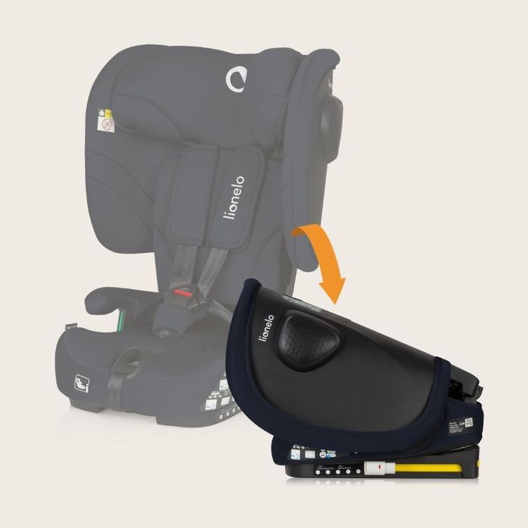 Lionelo, Nelly, scaun auto, i-Size, Blue Navy, 76-150 cm