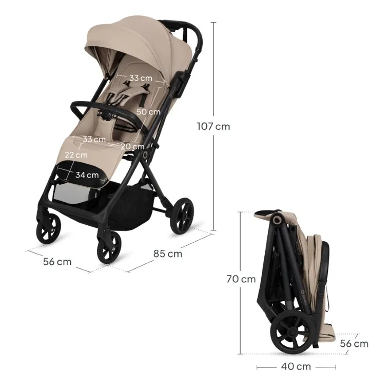 Lionelo, Tansi, carucior sport, Beige Sand