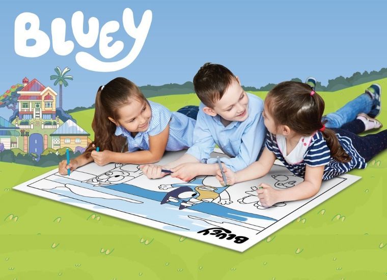 Lisciani, Bluey, puzzle cu doua fete, 4-48 piese