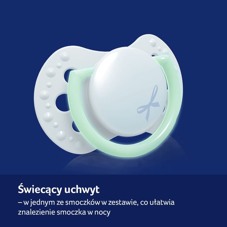 Lovi, Baby Shower Boy, suzeta dinamica din silicon, 0-2 luni, 2 buc.