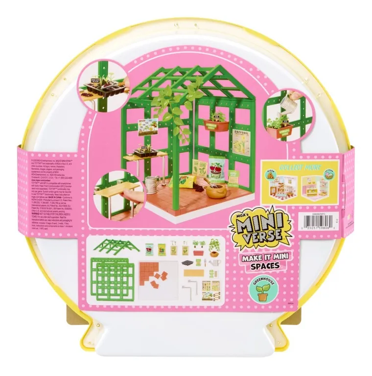 MGA's Miniverse, Spaces, Starter Pack Greenhouse, set de joaca