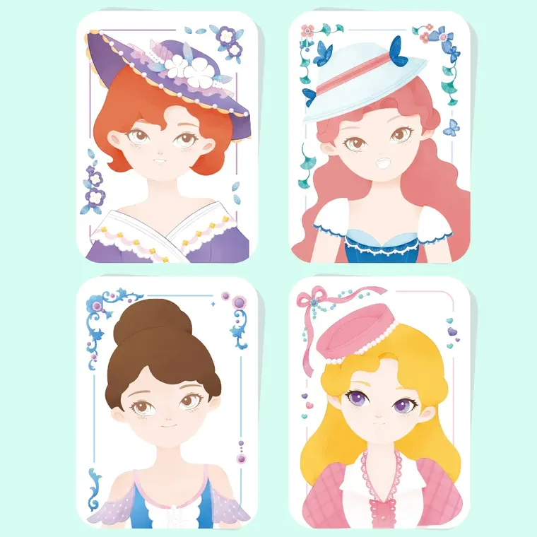 Mideer, Caietul creativ al micutei make-up artist, Tea Party