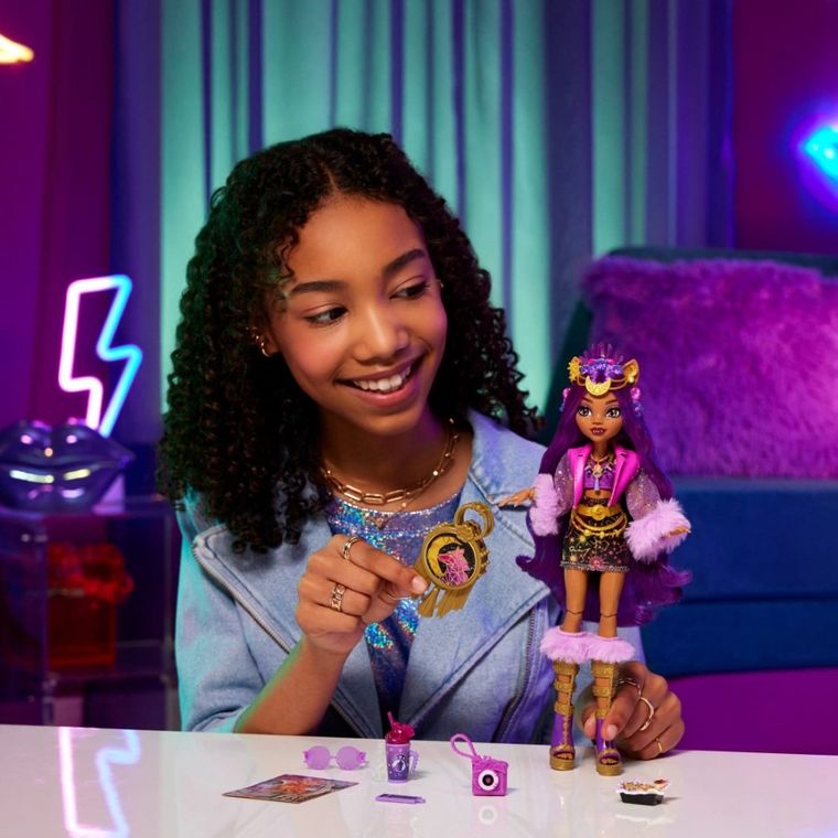 Monster High, Monster Fest, papusa Clawdeen Wolf cu accesorii