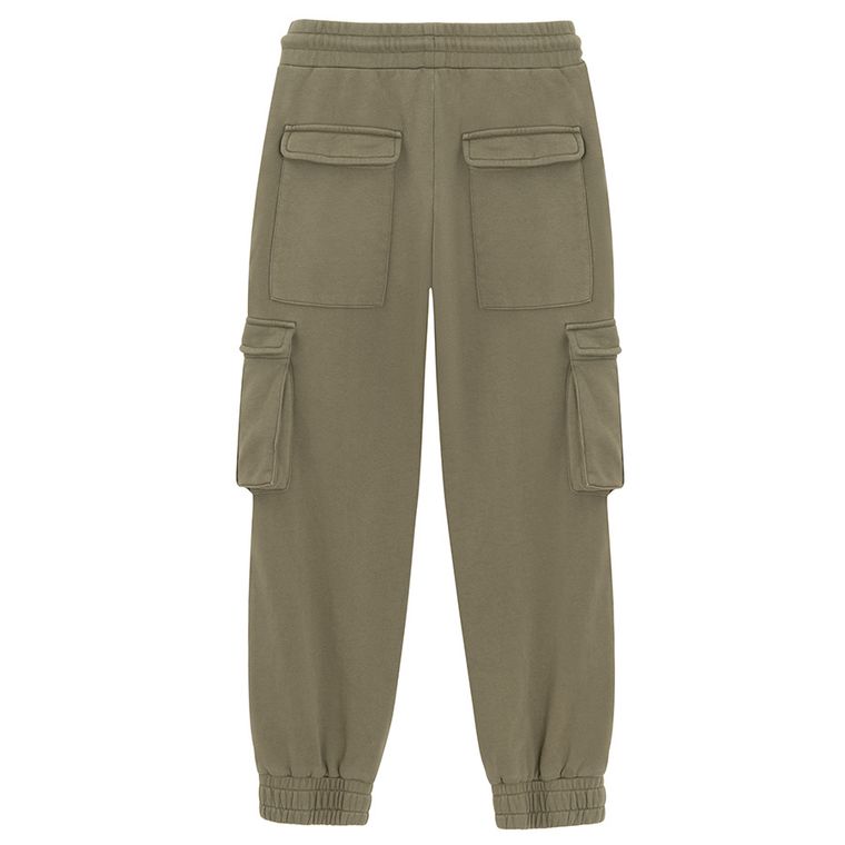 Pantaloni de trening kaki cargo regular NOWEAR