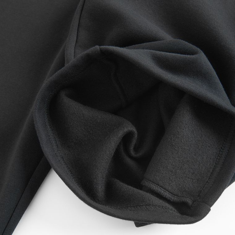 Pantaloni de trening negri cu croiala larga NOWEAR